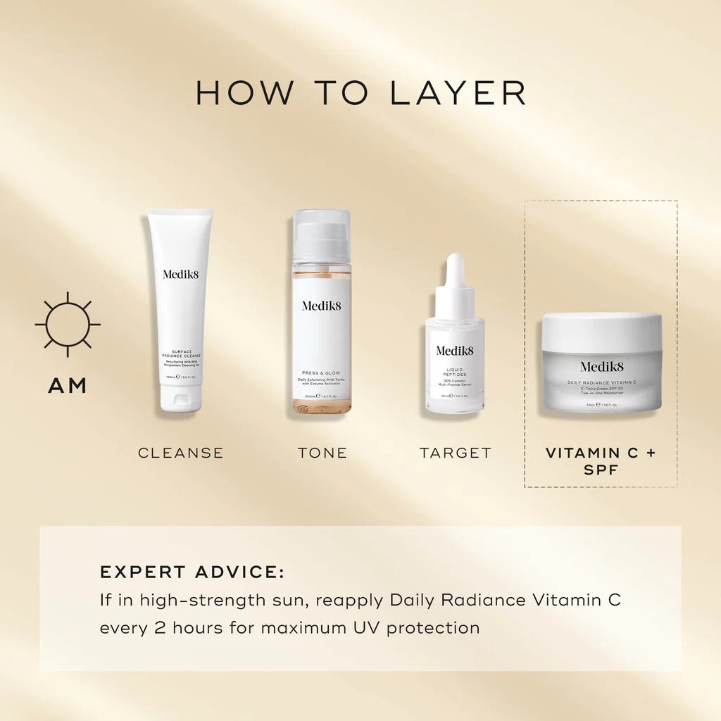 Medik8 Daily Radiance Vitamin C with SPF 30