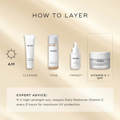 Medik8 Daily Radiance Vitamin C with SPF 30