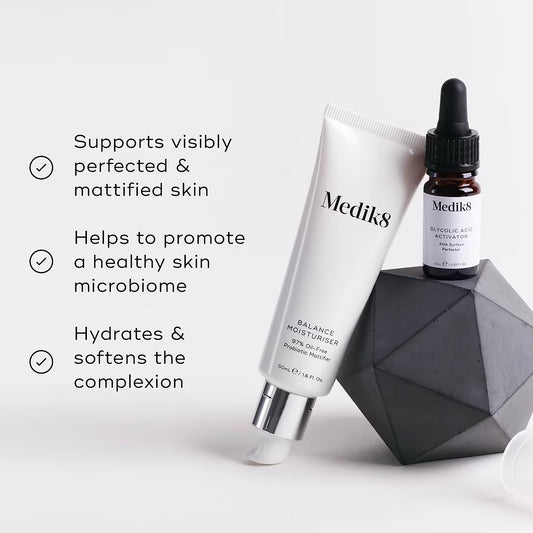 Medik8 Balance Moisturiser & Glycolic Acid Activator