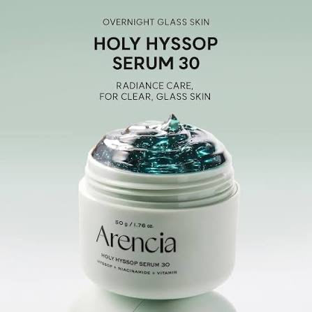 Arencia Hyssop Overnight Face Serum