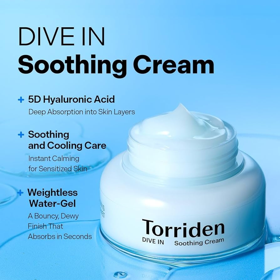 Torriden DIVE IN Low Molecular Hyaluronic Acid Soothing Cream