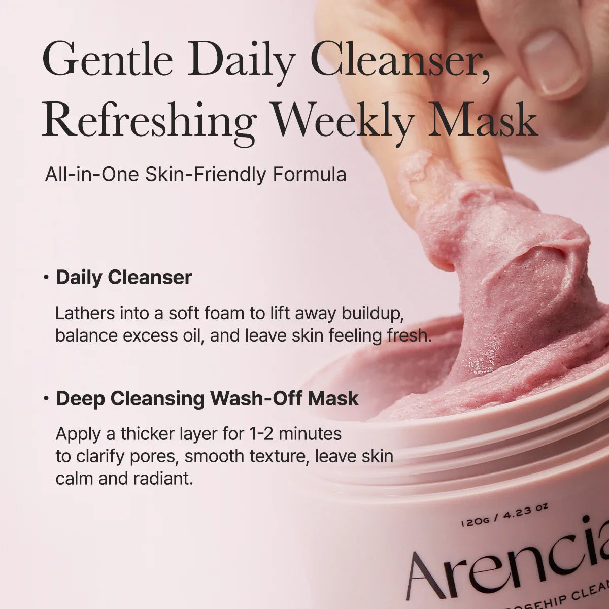 Arencia Fresh Royal Rose Hip Cleanser