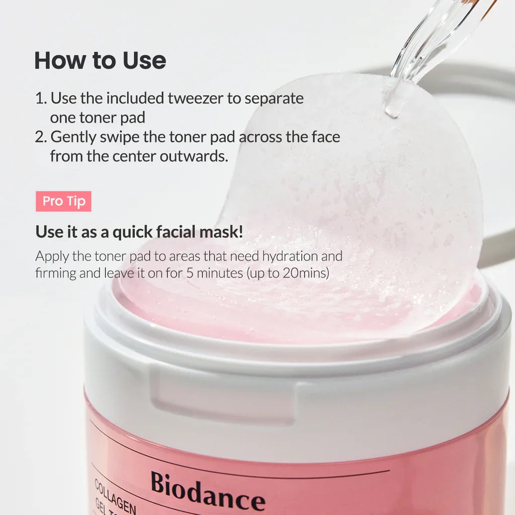 Biodance Collagen Gel Toner Pads